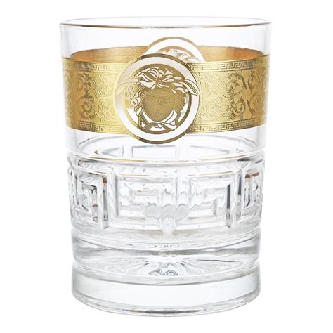 versace long drink glasses|Versace whiskey glasses.